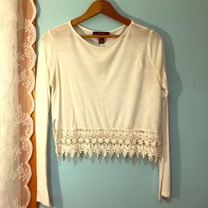 Long sleeve crop top